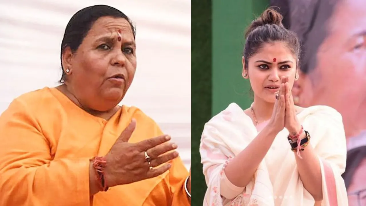 Uma Bharti and Sayani Ghosh (File Photo)