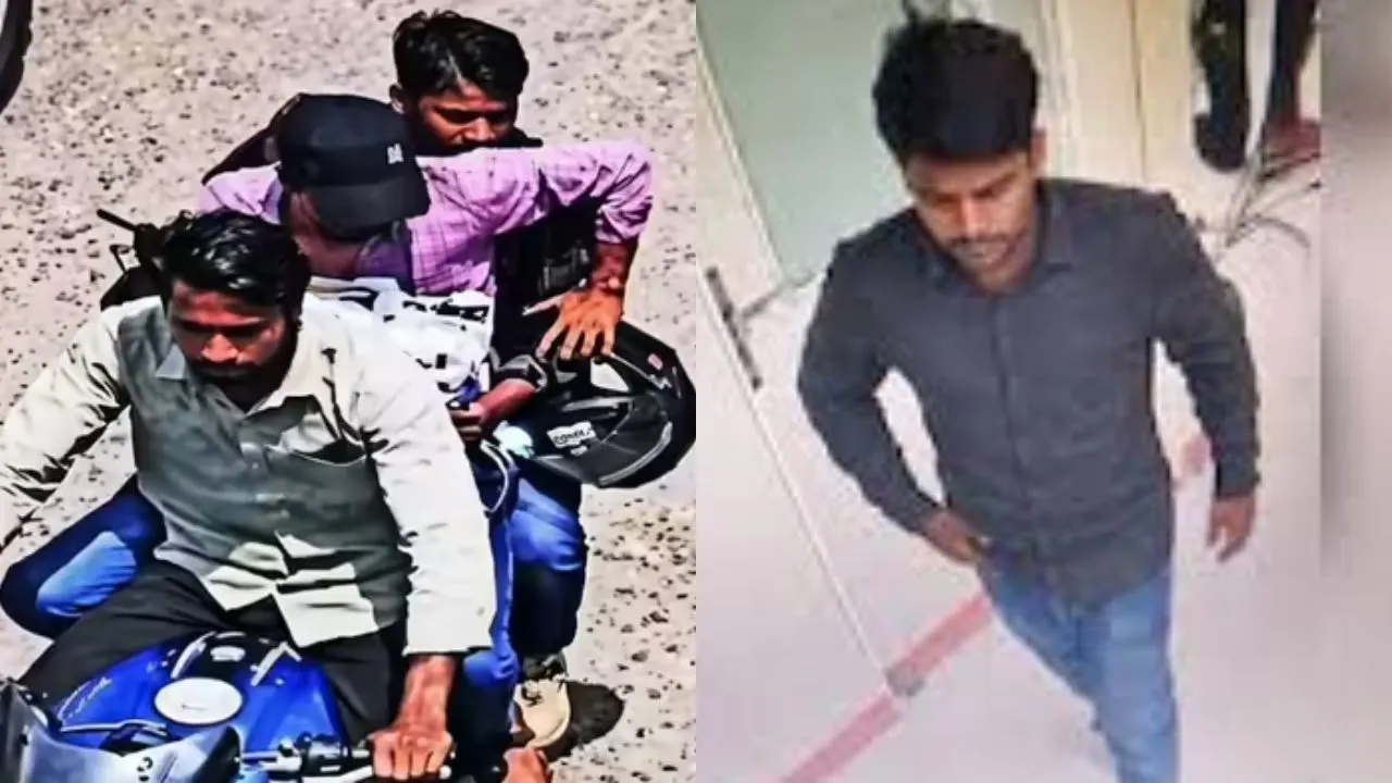 Picture of Singrauli bank robbery accused.