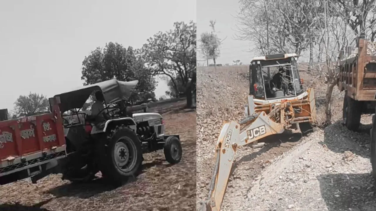 Mining mafia tries to crush a Patwari in Khandwa.