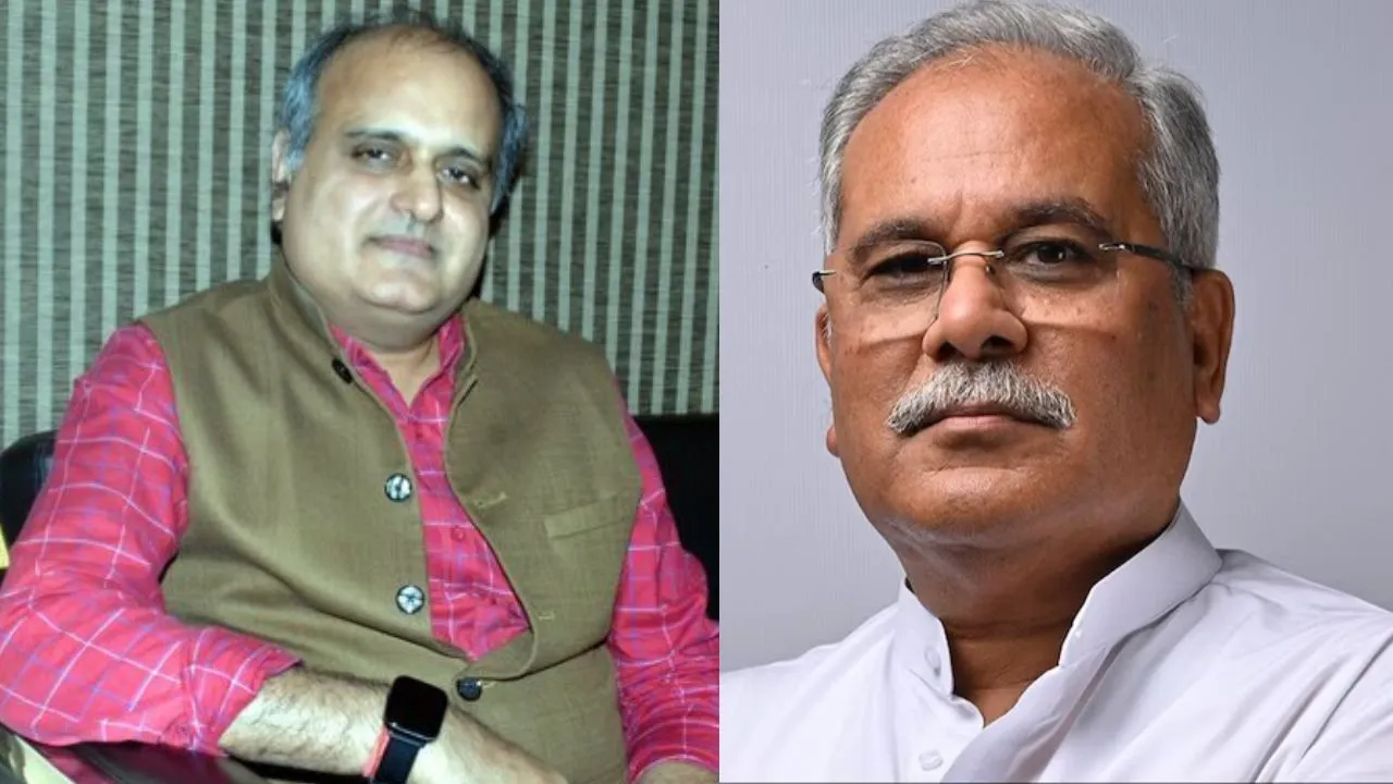 Pankaj Jha and Bhupesh Baghel (File Photo)