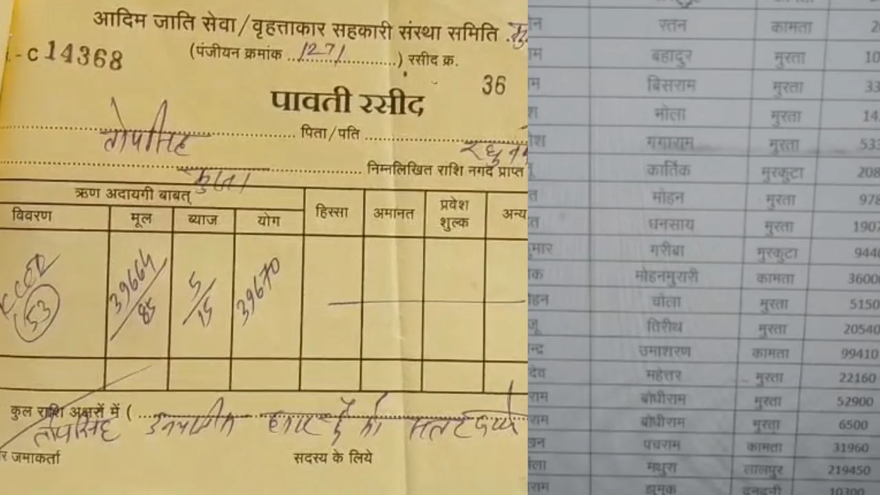 Farmers' Acknowledgement Receipt