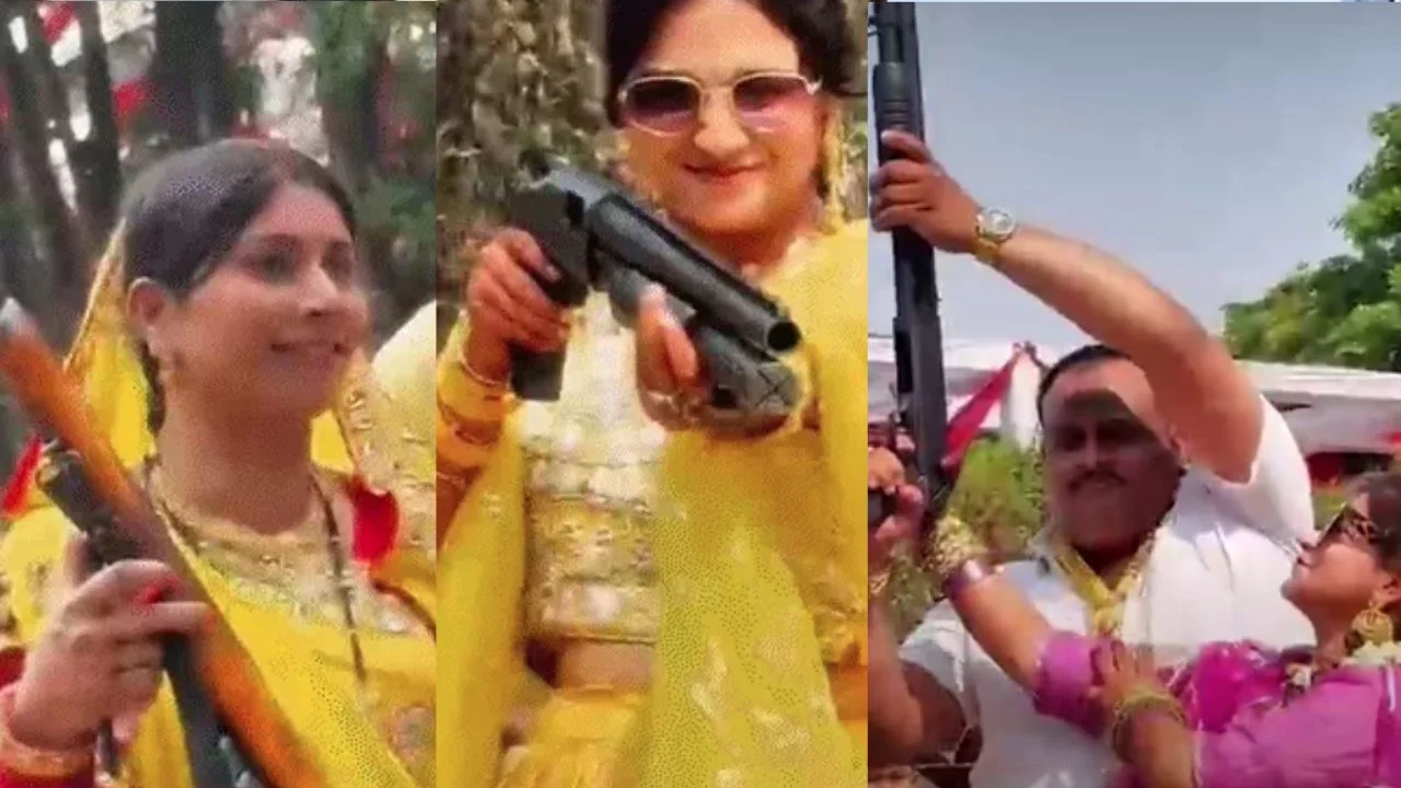 celebratory firing at wedding ceremony