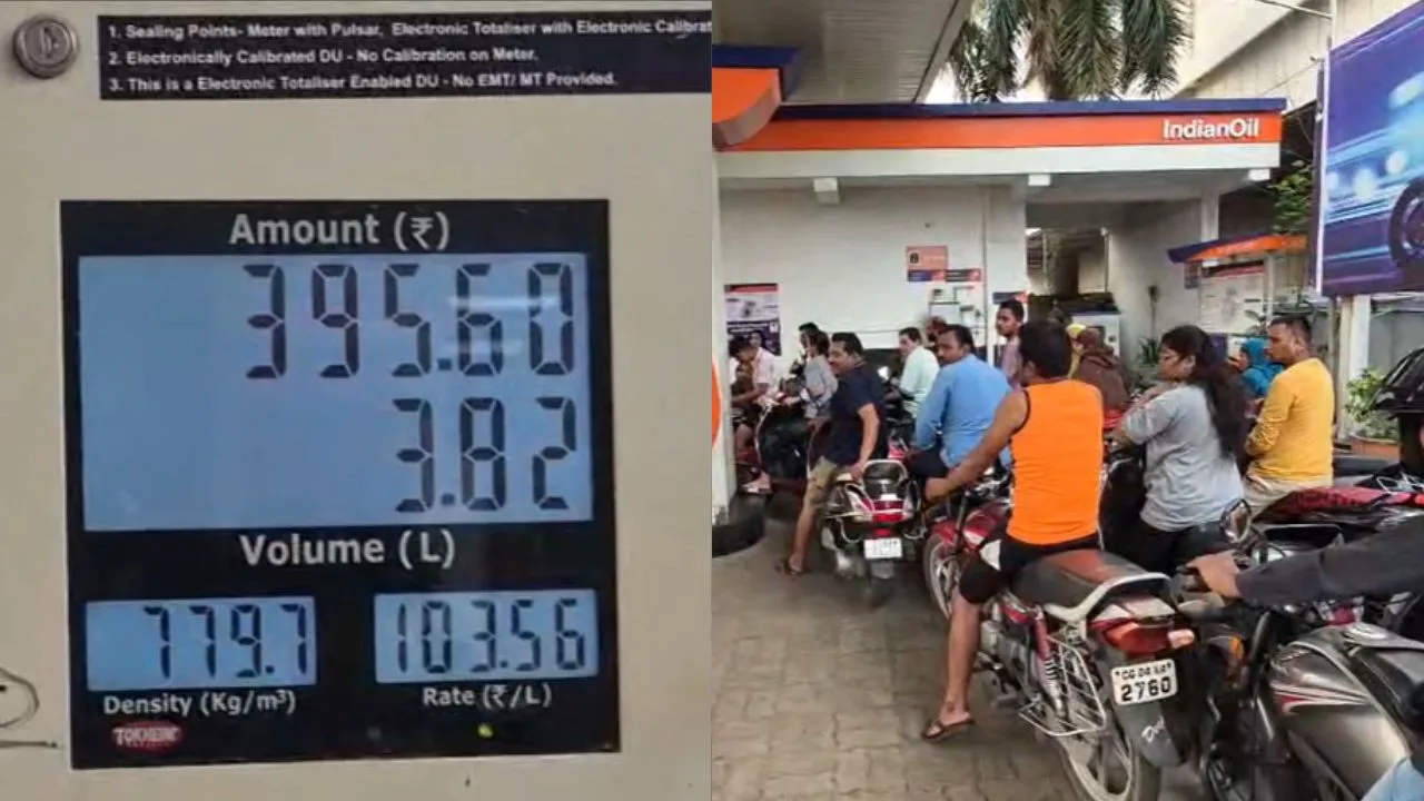 After the increase in the prices of petrol and diesel, a large number of people were seen crowding the pumps in the capital Raipur.