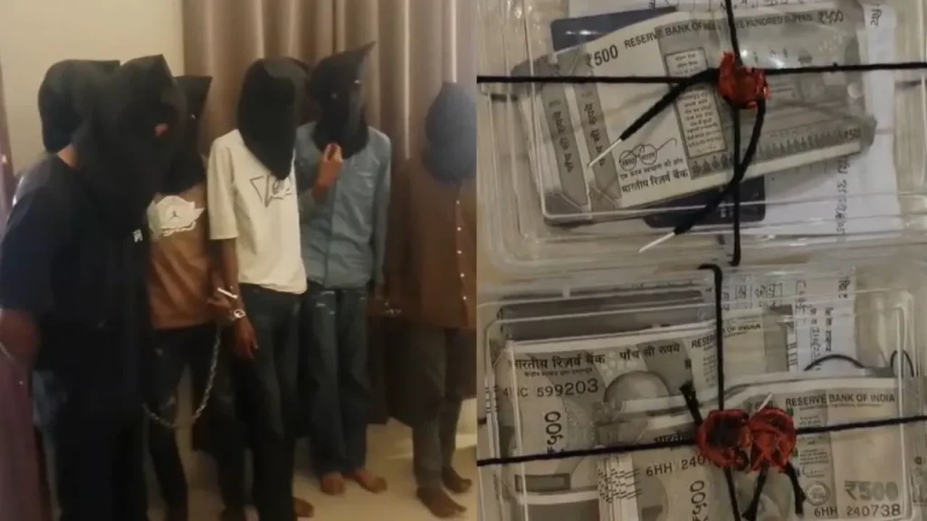 Seven accused arrested for robbing a BJP leader and making an obscene video in Rajgarh.