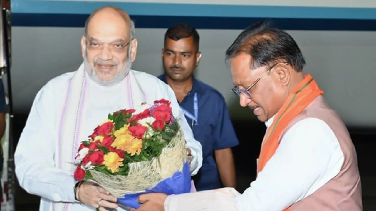 Amit Shah CG Visit