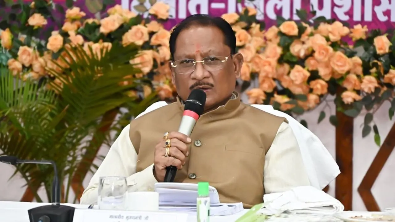 Chief Minister Vishnudev Sai appeared in a harsh mood during Good Governance Festival.