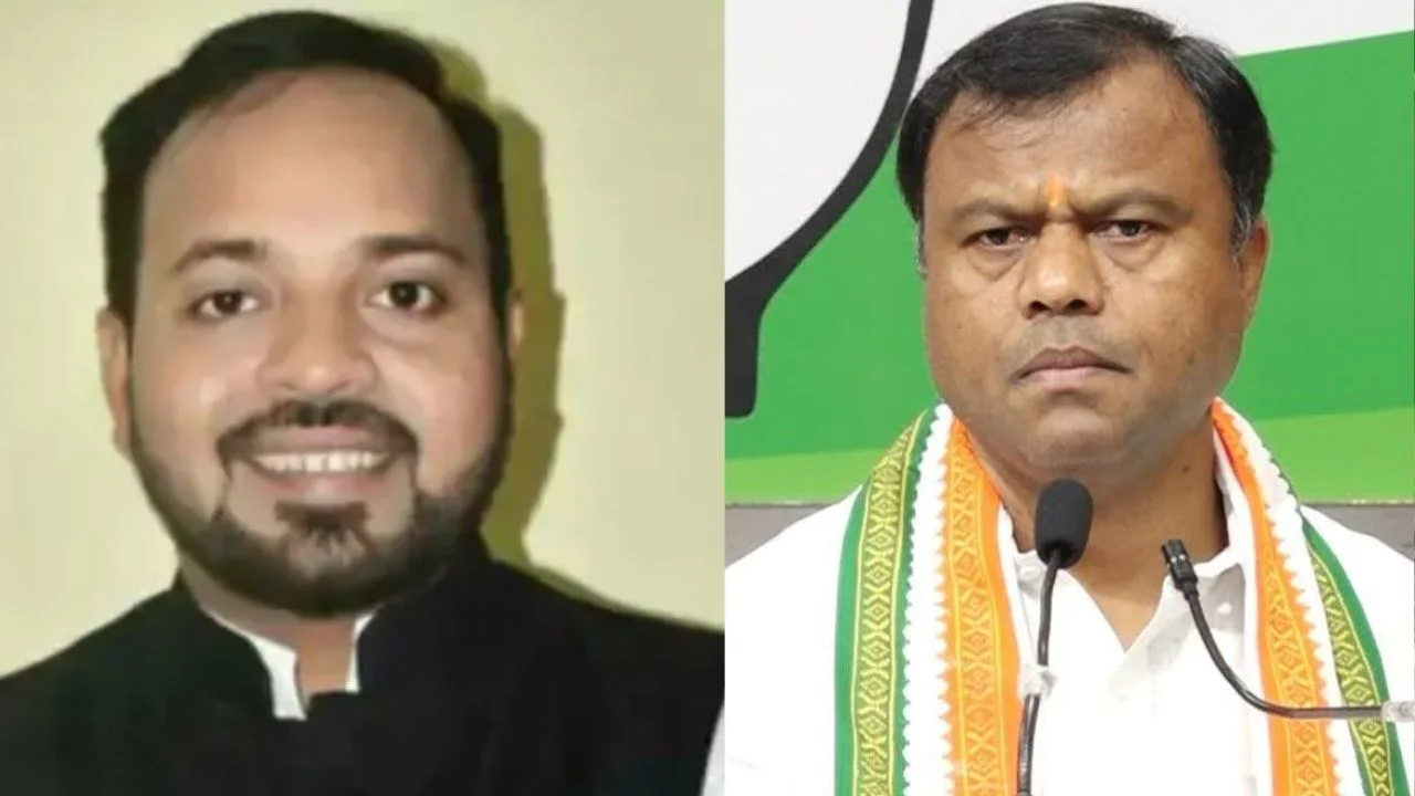 BJP MLA Deepesh and Congress President Deepak Baij