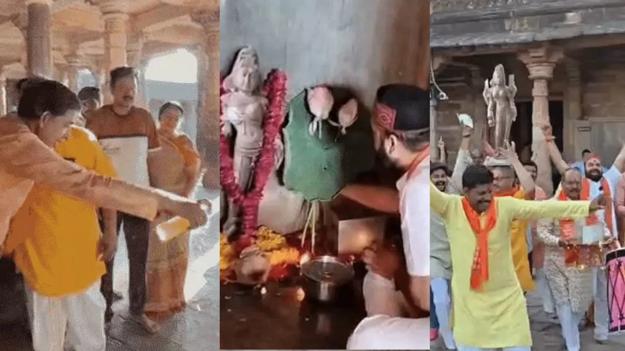 Worship of Mother Vagdevi at Bhojshala