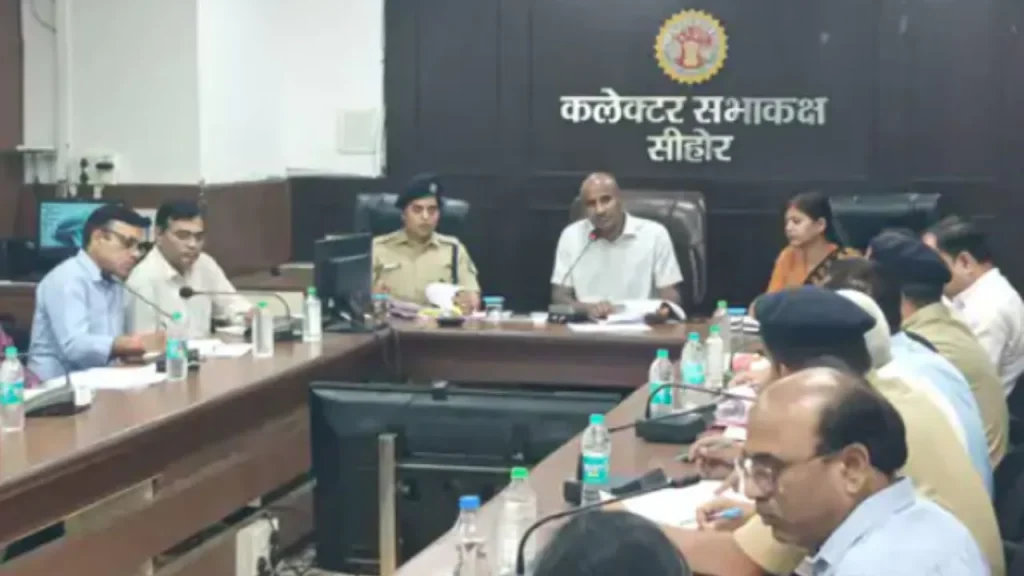 Meeting at the Collector's office