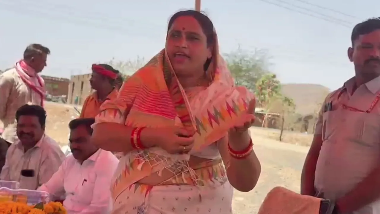 Congress MLA Sena Mahesh Patel.