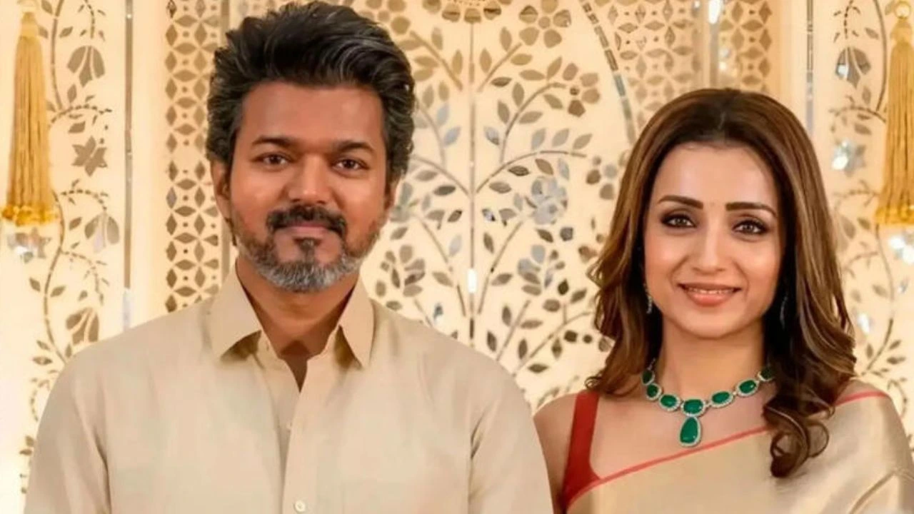 Vijay Thalapati and Trisha Krishnan