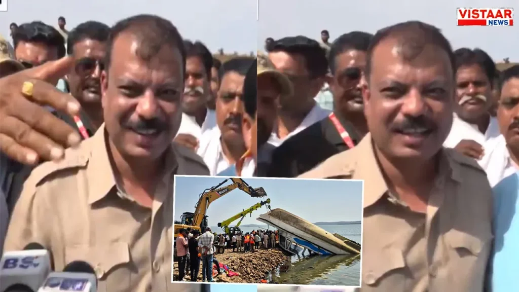 Umang Singhar was seen laughing at the scene of the Bargi cruise accident.