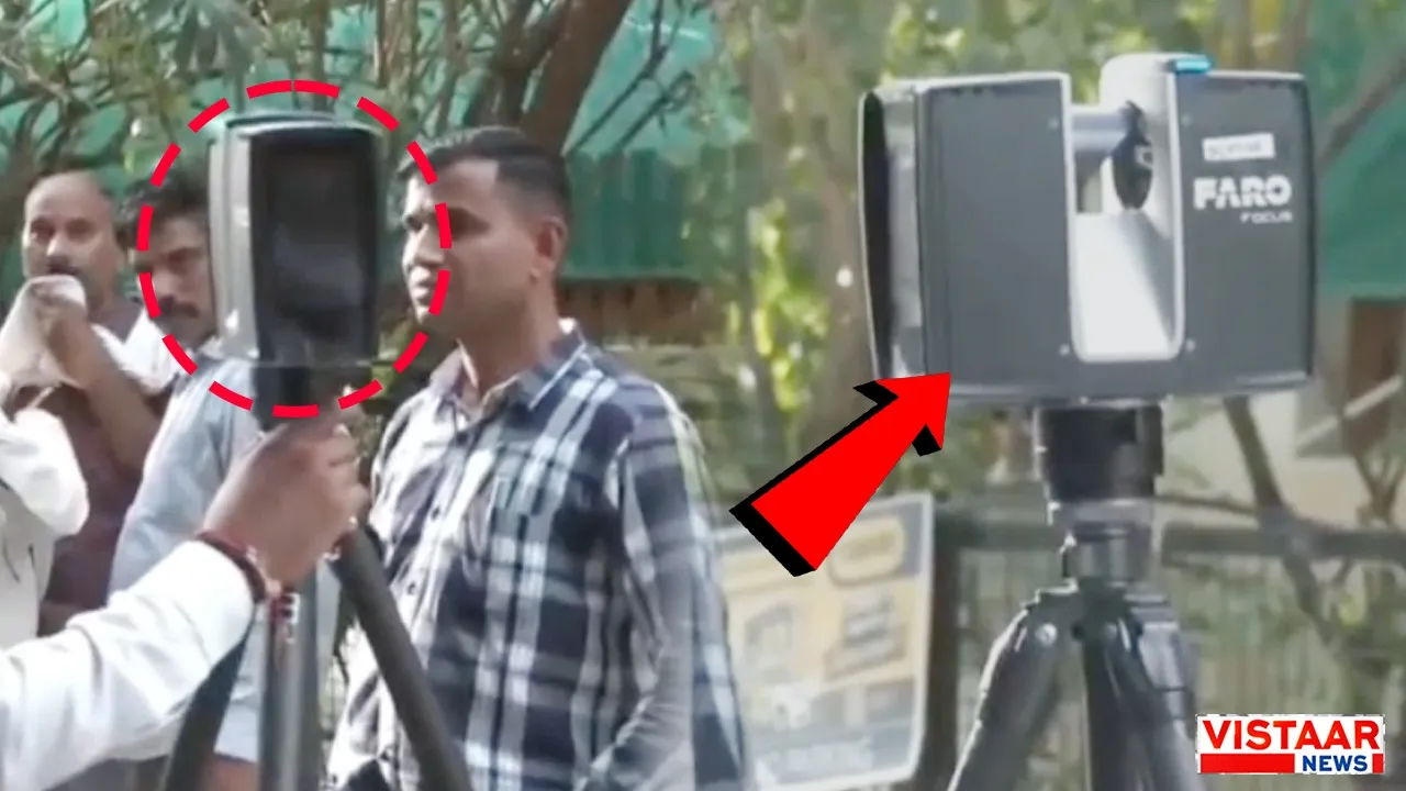 Pictures of Giribala Singh's house were taken through 3D scanner.