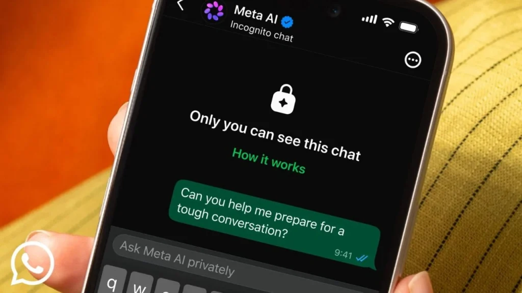 WhatsApp Incognito Chat feature
