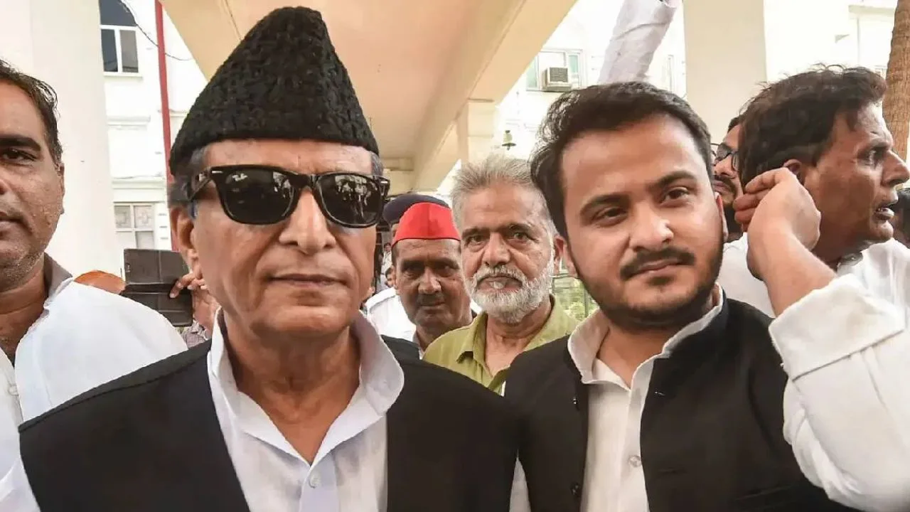 आजम खान और अब्‍दुल्‍ला आजम