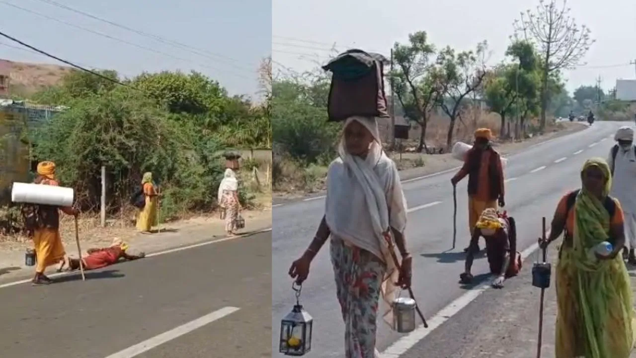 barwani narmada parikrama son mother anjad