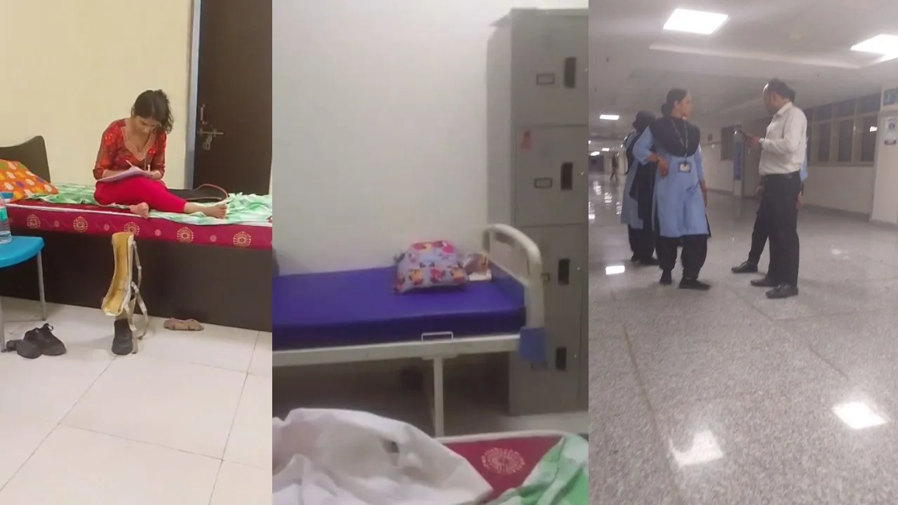 bhopal hamidia hospital intern doctor hostage on 10th floor for 3 days