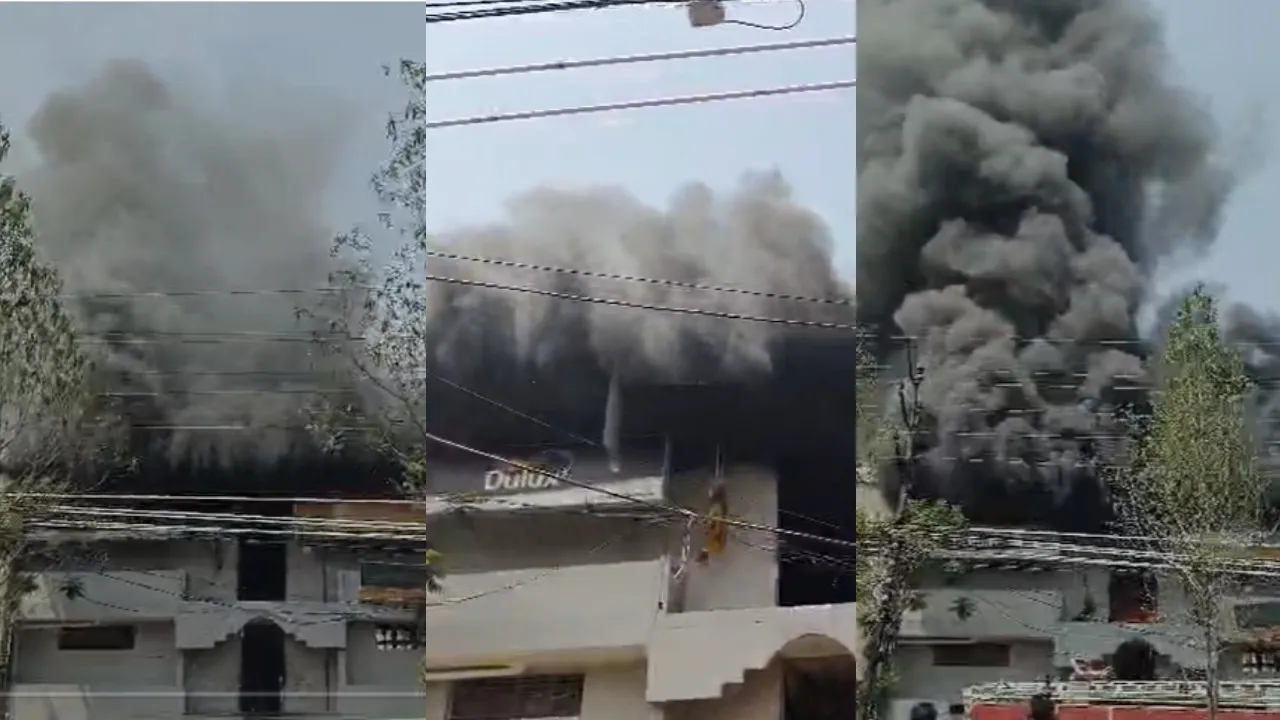 bilaspur oil godown fire