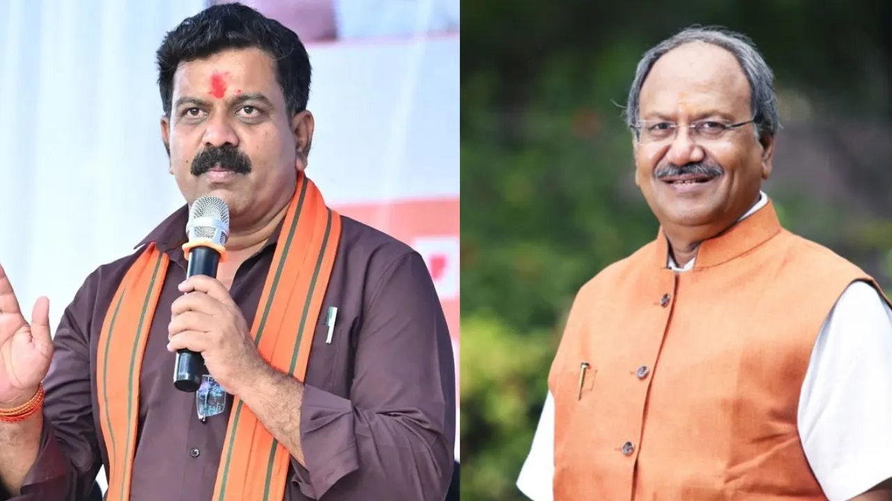 chhattisgarh bjp core group deputy cm vijay sharma and minister op Chaudhary entry
