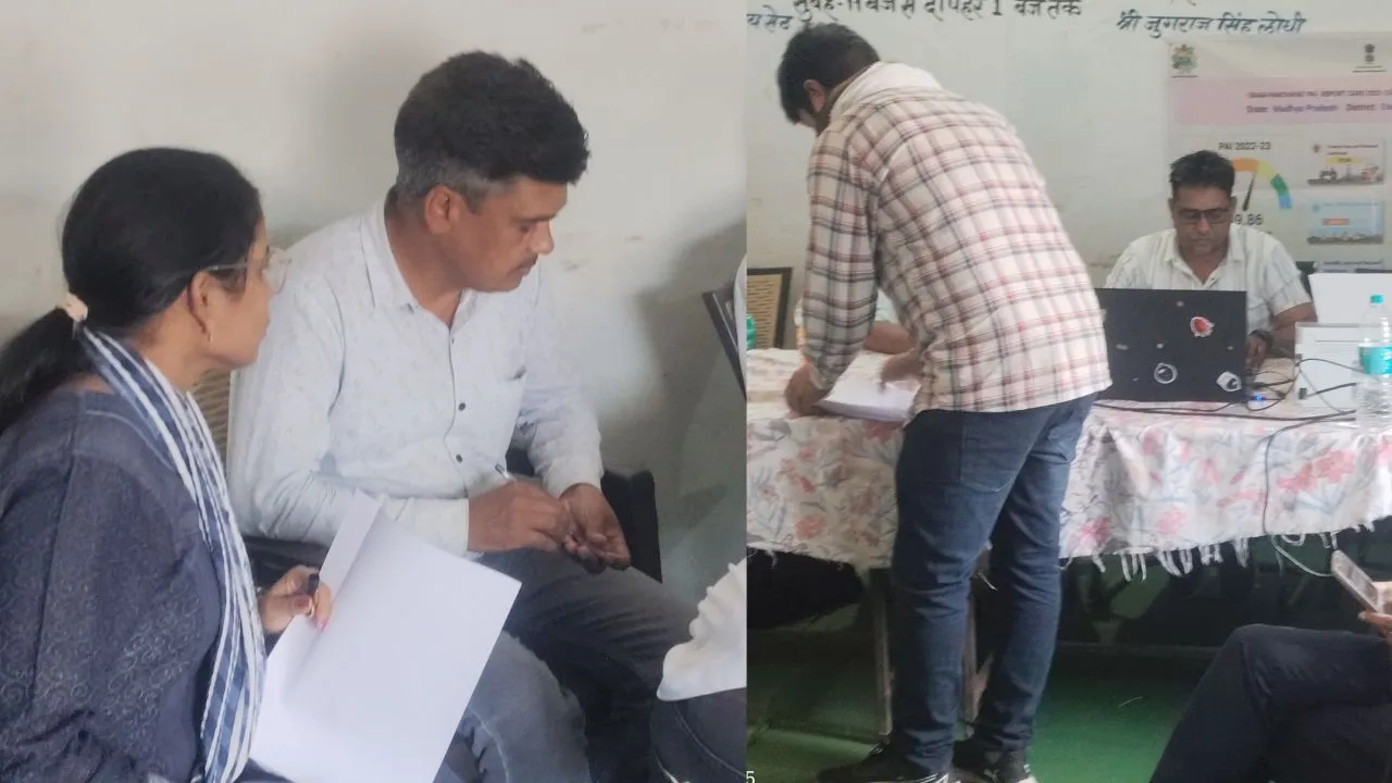 damoh-lokayukt-raid-panchayat-secretary-caught-with-6000-rupees-bribe