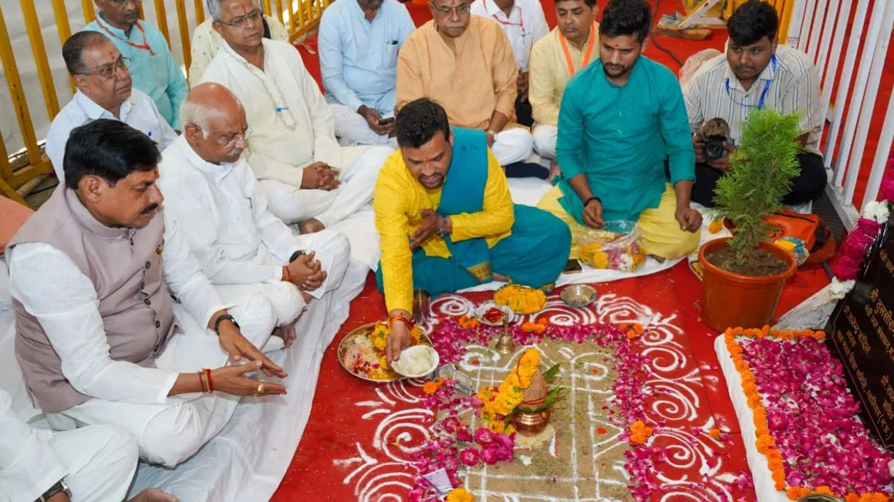gwalior rishi galav university groundbreaking ceremony cm mohan yadav