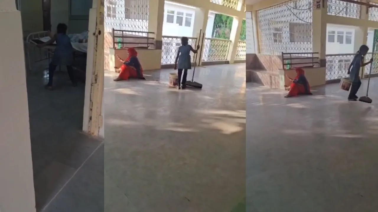 Morena hospital Video of minor cleaning goes viral