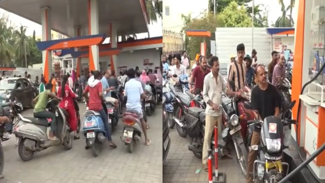chhattisgarh diesel petrol crisis raipur petrol pump no limit to fill tank police action