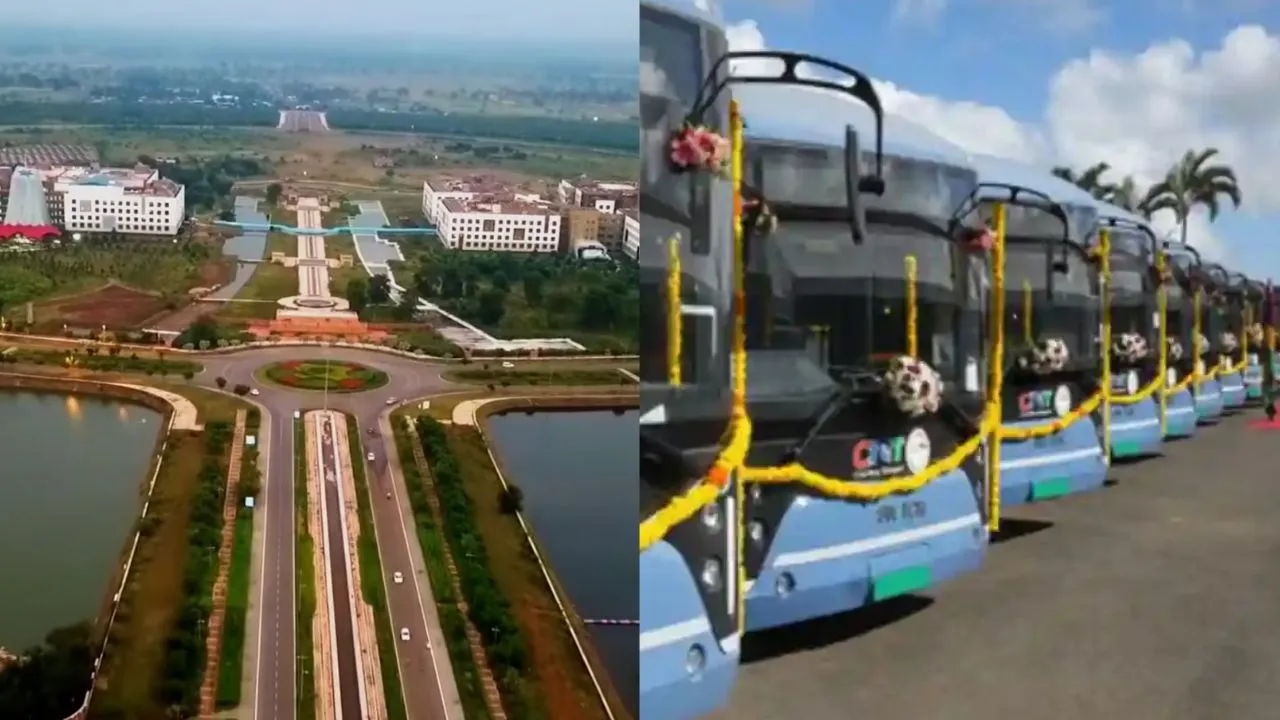 raipur nava raipur 40 electric buses tender complete fare route and schedule