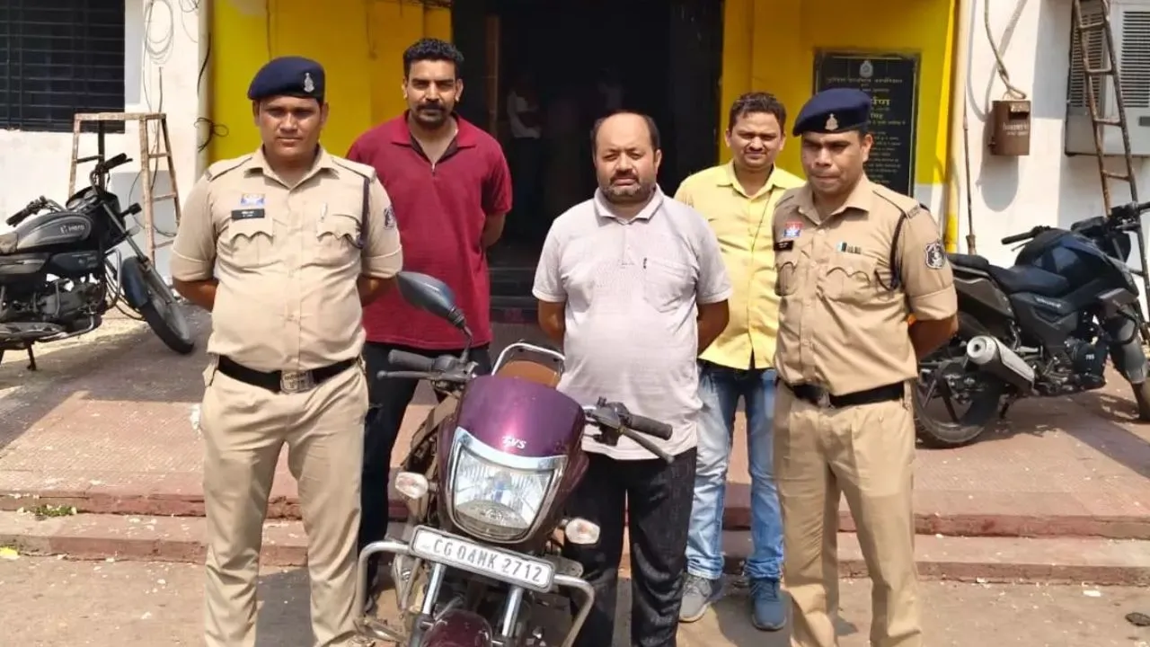 Raipur bomb material accused vinay dewangan bjp social media post on congress