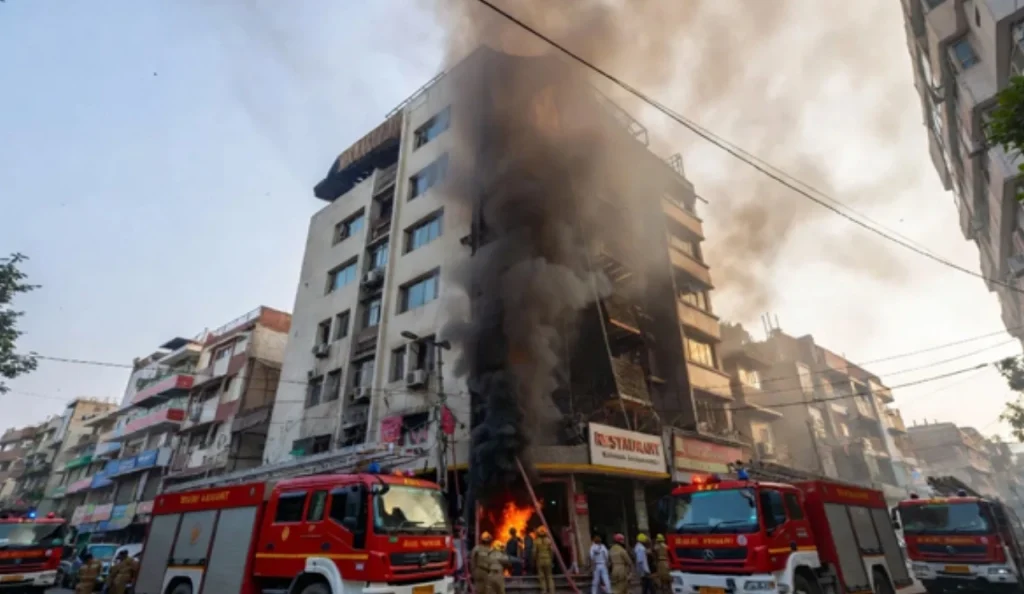 Delhi Restaurent Fire