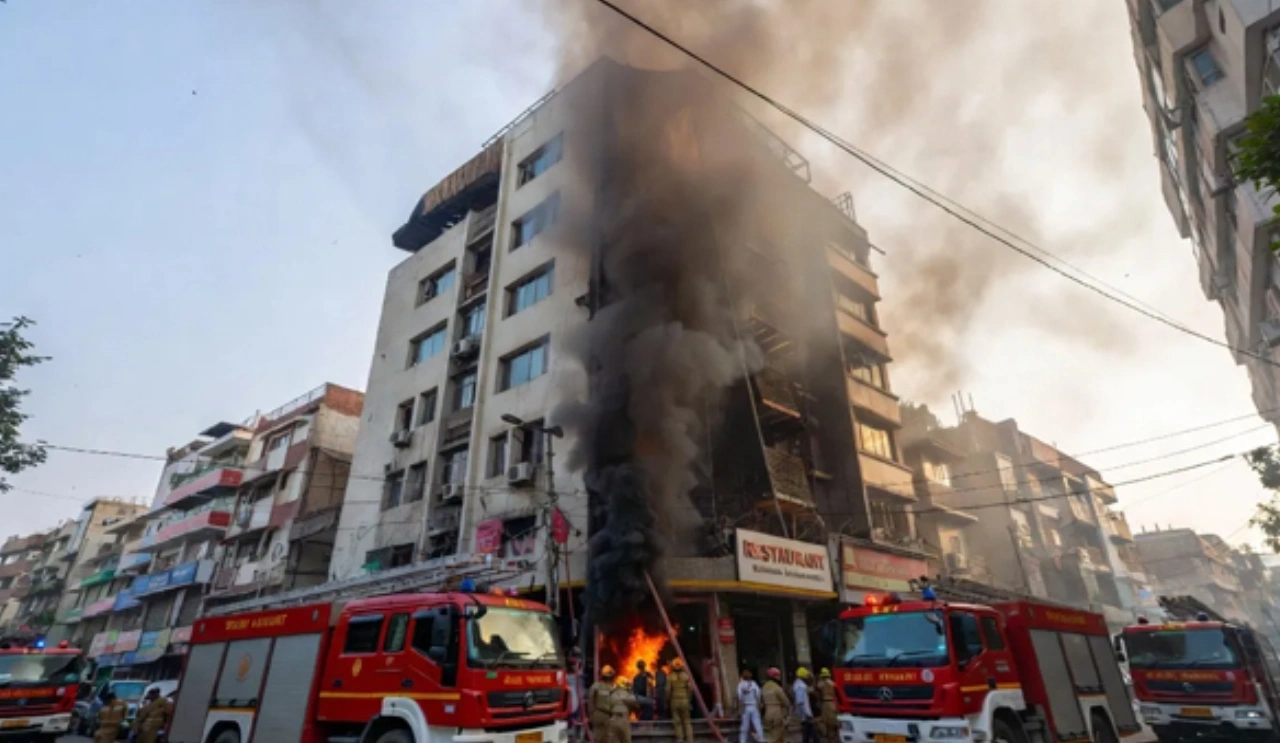 Delhi Restaurent Fire