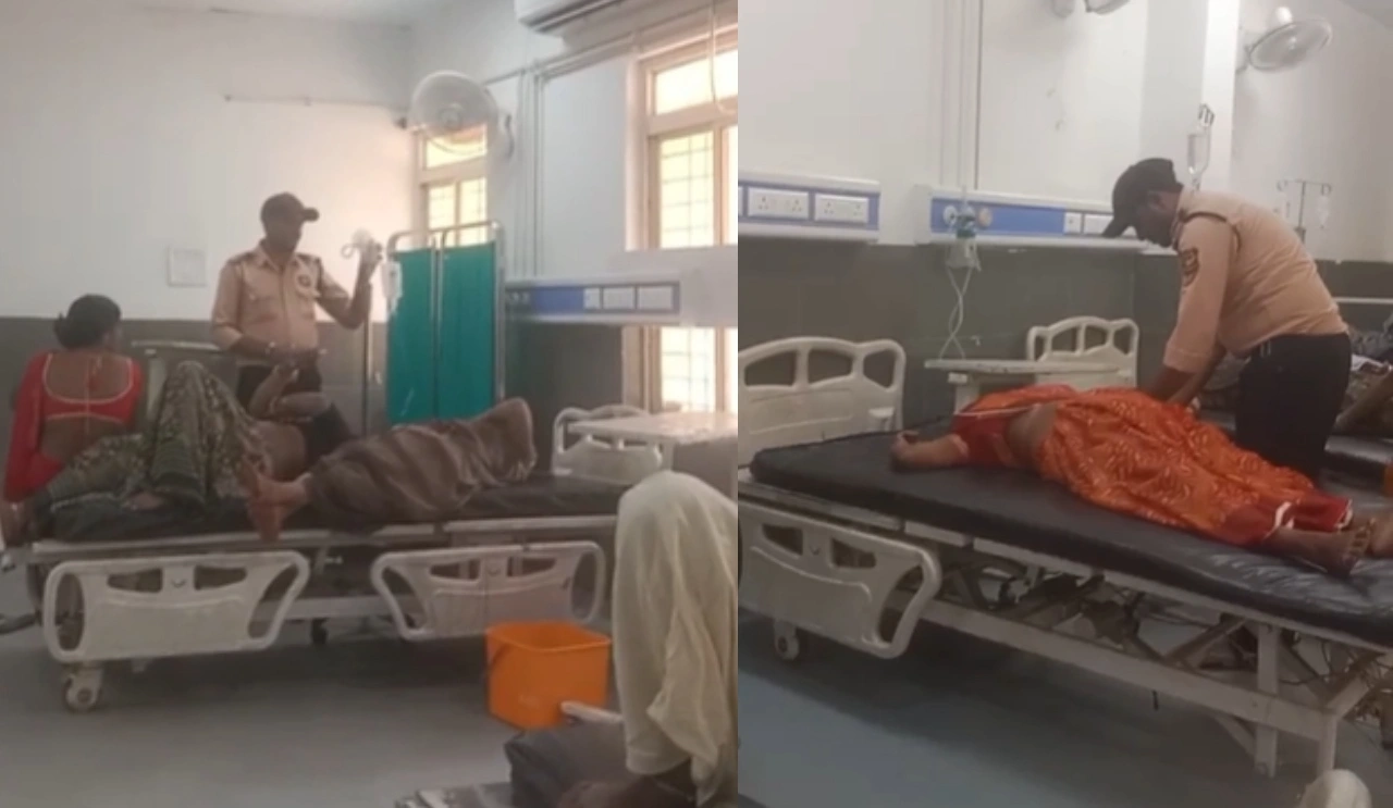 Singrauli Hospital Guard Glucose Bottle Video
