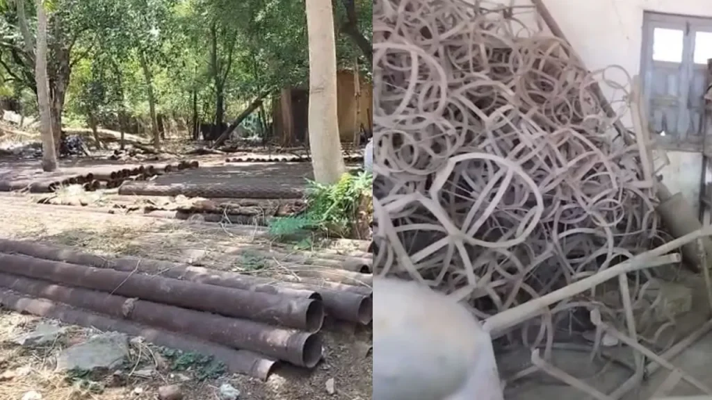 250 tonnes of scrap