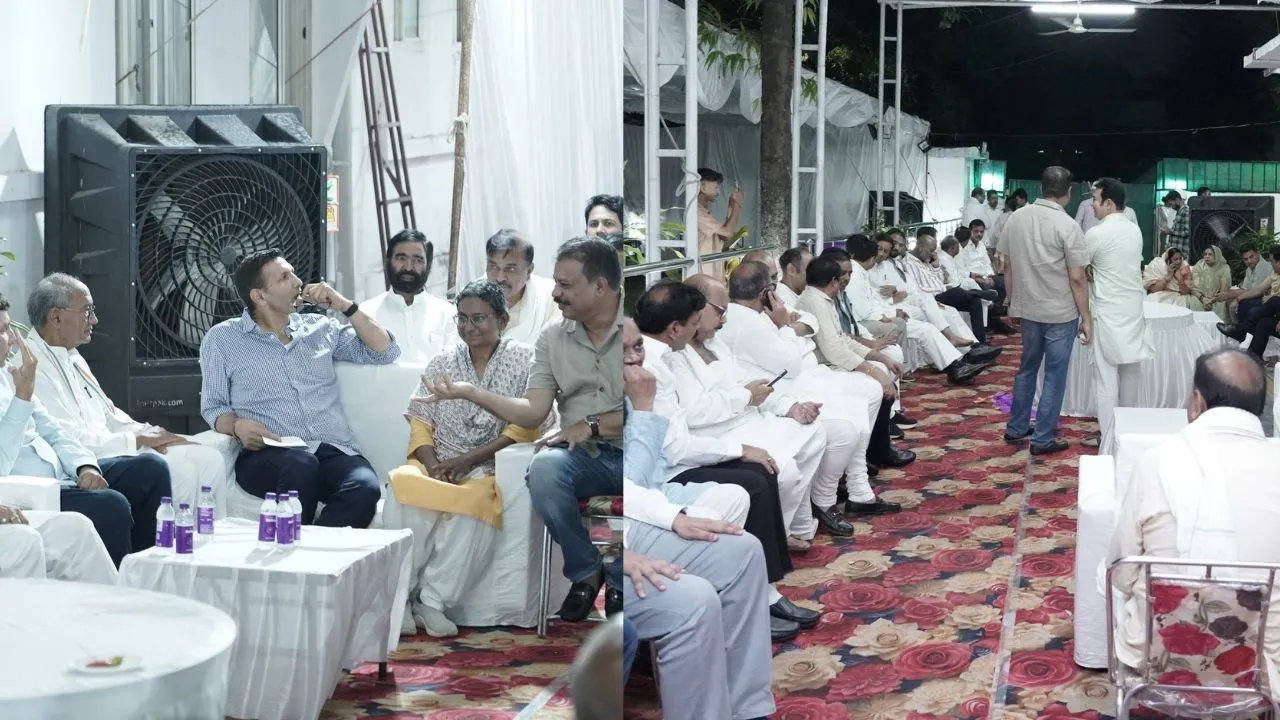 Meeting of MLAs at Umang Singhar's residence