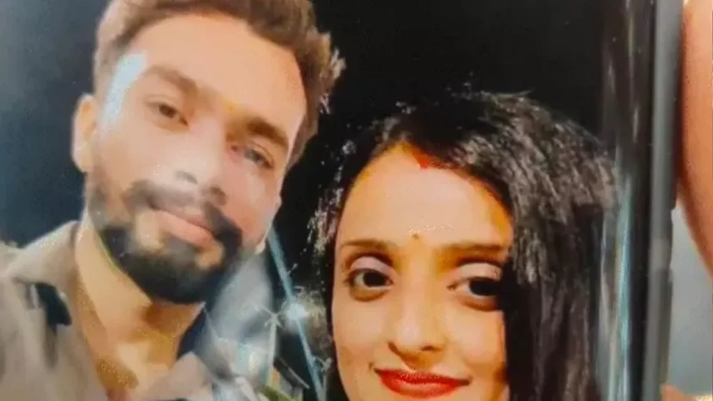 Picture of Bharti and her husband Vicky.