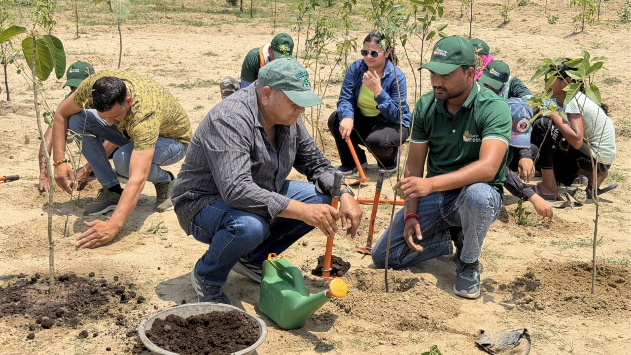 Planting Trees to save enviroment