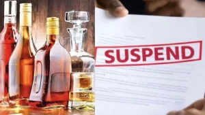 Chhattisgarh liquor overcharging Four officials suspended and eight issued show-cause notices
