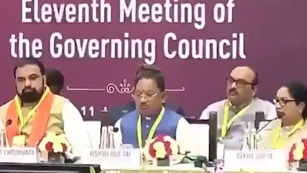 CM Vishnu Deo Sai attended NITI Aayog meeting presented vision for developed Chhattisgarh