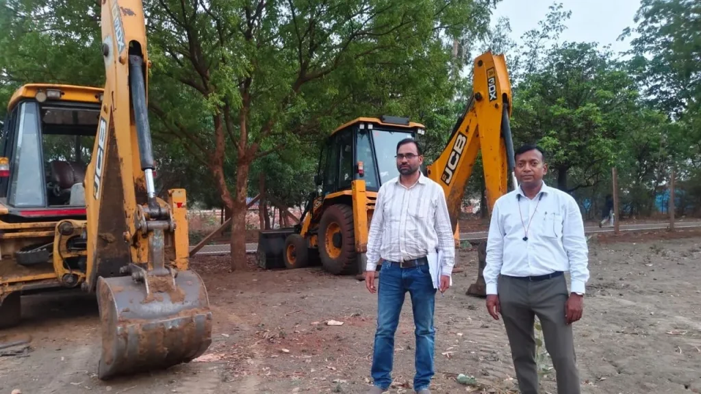 Jabalpur illegal sand mining in hiran river