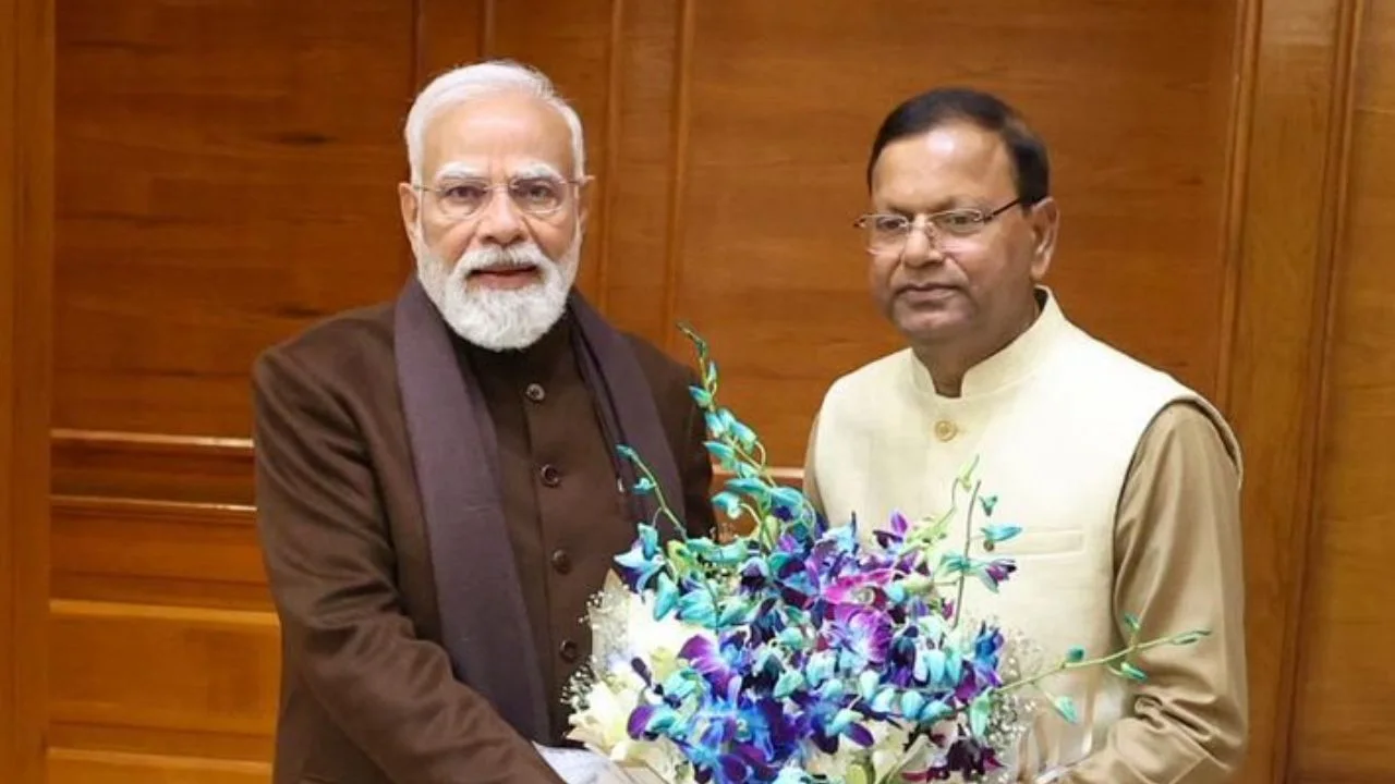 पीएम मोदी और पंकज चौधरी